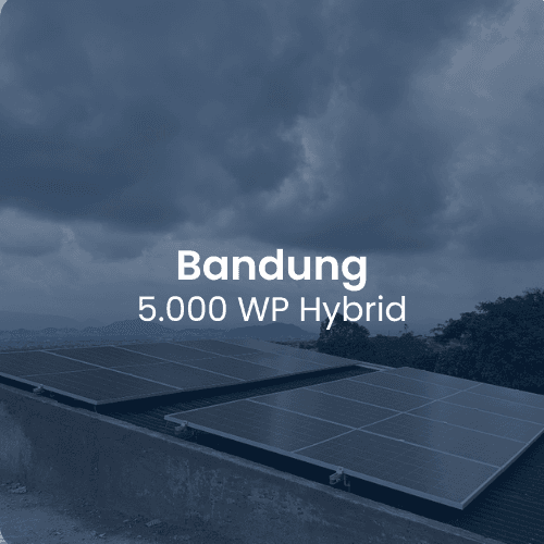 Ciwaruga Bandung 5kWp Hybrid Solar Installation