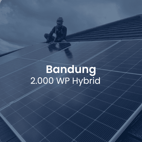 Kopo Bandung 2kWp Hybrid Solar Rooftop
