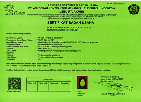 Sertifikasi Legalitas