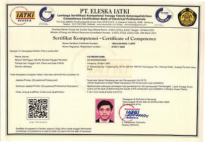 Sertifikasi Kompetensi Tenaga Teknik